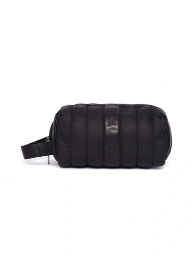 Shop Guidi Black Nylon & Leather Bag