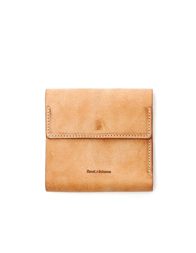 小物 Hender scheme clasp wallet choco Hender scheme clasp wallet choco