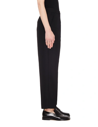 Shop Junya Watanabe Black Straight Trousers