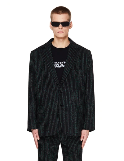 Shop Vetements Black Matrix Printed Jacket