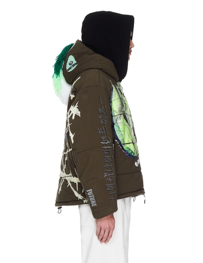 Shop 99% Is Green Attitude Printed Jacket