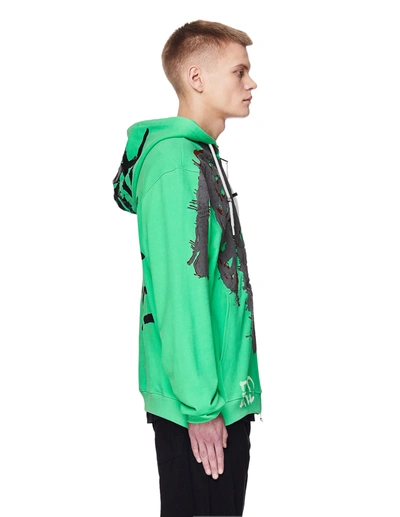 Shop 99% Is Neon Green Cotton Hoodie