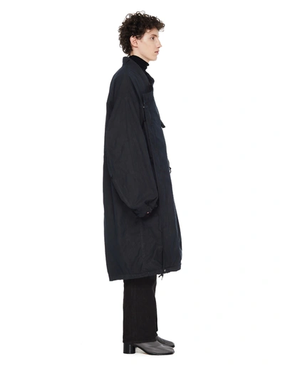 Shop Visvim Chamdo Fishtail Parka In Black