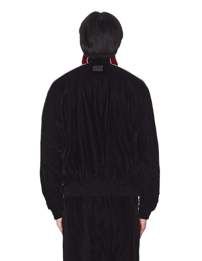 Shop 99% Is Velour Track Jacket In Black