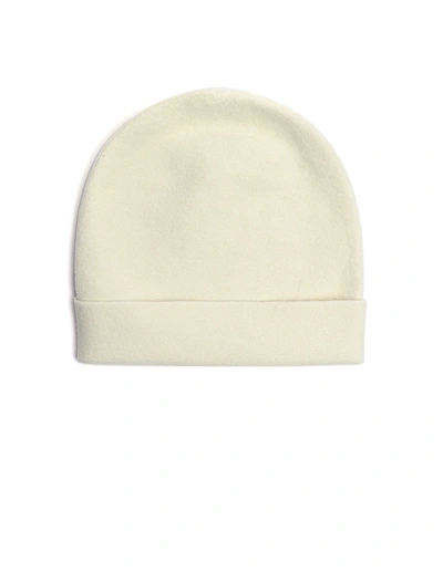 Shop Y's Oversize Cream Beanie In White