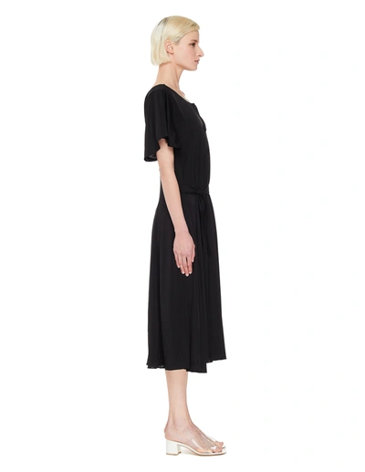 Shop Vetements Black Buttoned Dress