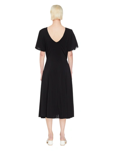 Shop Vetements Black Buttoned Dress