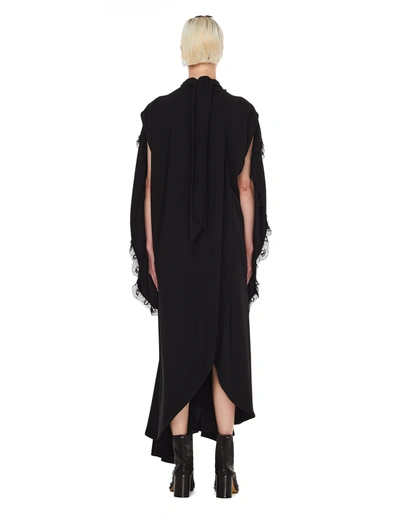 Shop Balenciaga Black Dress With Ruffles