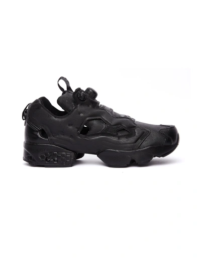 Shop Vetements Black Reebok Instapump Sneakers