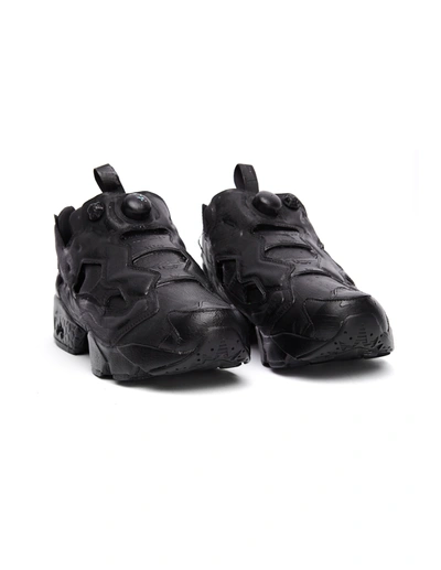 Shop Vetements Black Reebok Instapump Sneakers