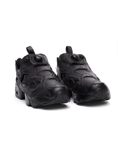 Vetements Black Reebok Instapump Sneakers In Black