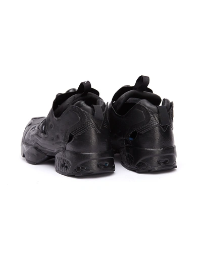 Shop Vetements Black Reebok Instapump Sneakers