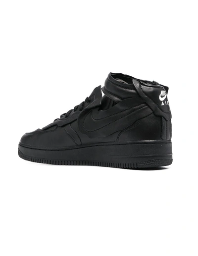 Shop Comme Des Garçons Homme Deux Black Nike Air Force 1 Sneakers