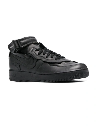 Shop Comme Des Garçons Homme Deux Black Nike Air Force 1 Sneakers