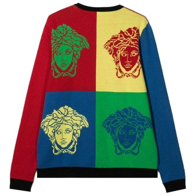 Shop Versace Multi Colour Sweater