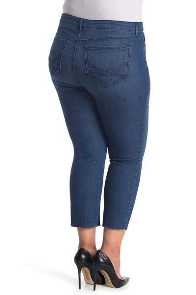 Shop Nydj Marilyn Raw Hem Jeans In Yucca Vall