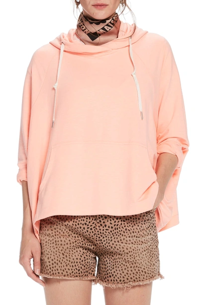 Shop Scotch & Soda Boxy Fit Hoodie In 2015caribbean Coral
