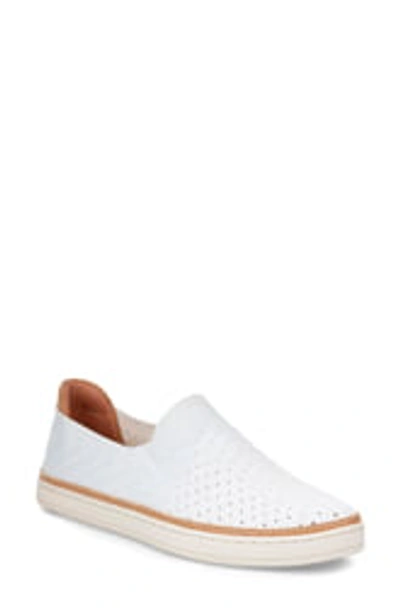 Shop Ugg ? Sammy Slip-on Sneaker In White Suede