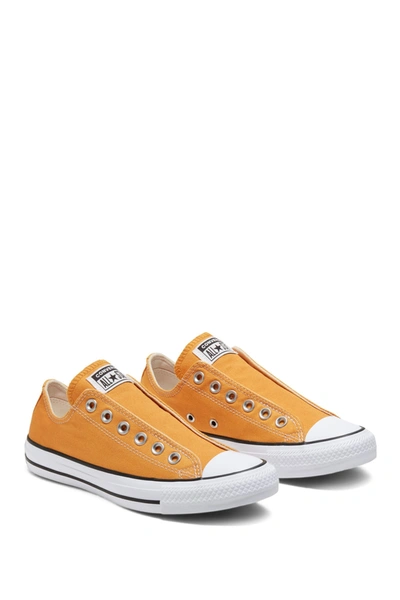 Shop Converse Chuck Taylor All Star Laceless Slip-on Sneaker In Sunflower Gold