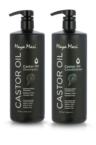 Shop Maya Mari Castor Oil Shampoo & Conditioner 2 Pack Set