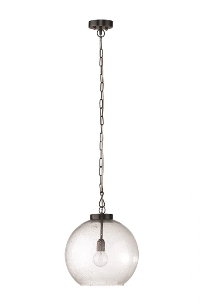 Shop Shine Studio Luca Pendant In Bronze And Seeded Glass