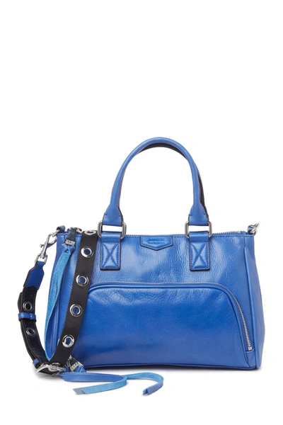 Shop Aimee Kestenberg Day Dreamer Convertible Leather Satchel In Lapis Blue