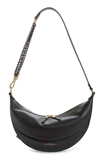 Shop The Marc Jacobs The Eclipse Moon Shoulder Bag In Black