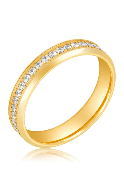 Shop Adornia 14k Yellow Gold Eternity Ring