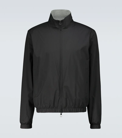 Shop Loro Piana Windmate® Bomber Jacket In Black