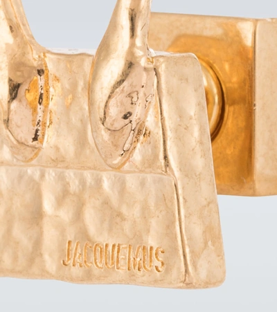 Shop Jacquemus Le Chiquito Earring In Gold