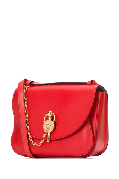 Shop Jw Anderson Red Leather Keyts Crossbody Bag Nd  Donna Tu