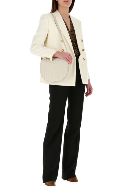 Shop Saint Laurent Ivory Leather Joan Crossbody Bag  Nd  Donna Tu