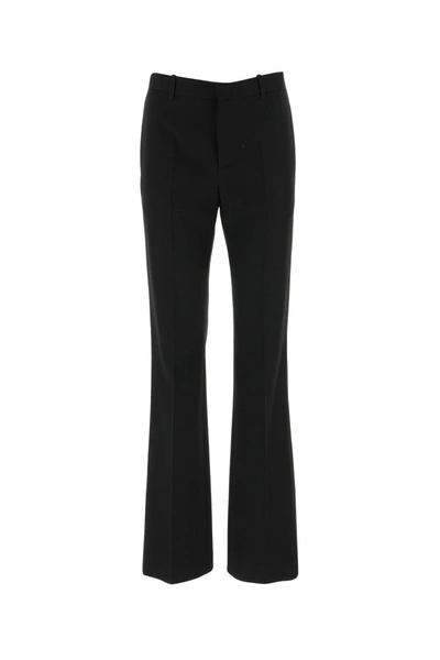 Shop Balenciaga Black Gabardine Pant Nd  Donna 38f