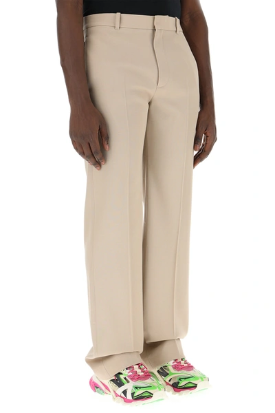 Shop Balenciaga Sand Gabardine Pant  Nd  Uomo 46