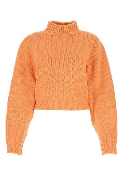 Shop The Row Orange Cashmere Sweater Nd  Donna S