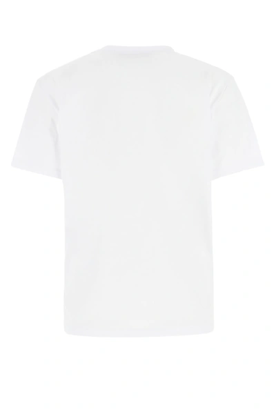 Shop Msgm White Cotton T-shirt Nd  Donna Xs