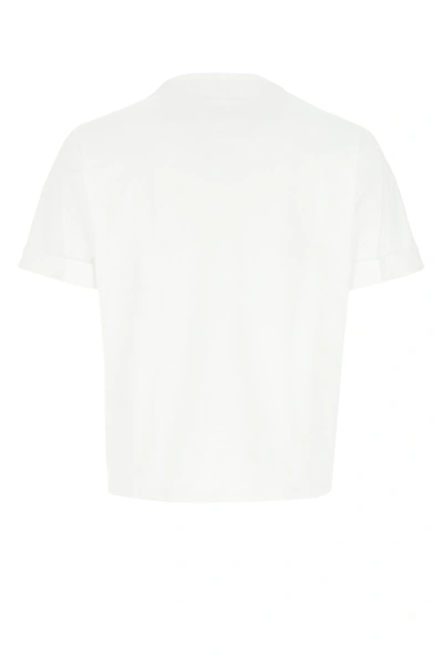 Shop Neil Barrett White Cotton T-shirt  Nd  Uomo S