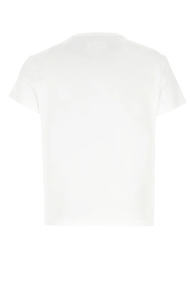 Shop Maison Margiela White Cotton T-shirt White  Uomo 42