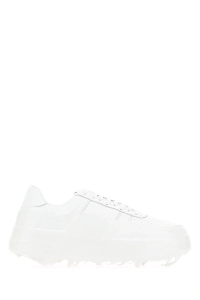 Shop 424 White Leather Dip Sneakers Nd  Uomo 42