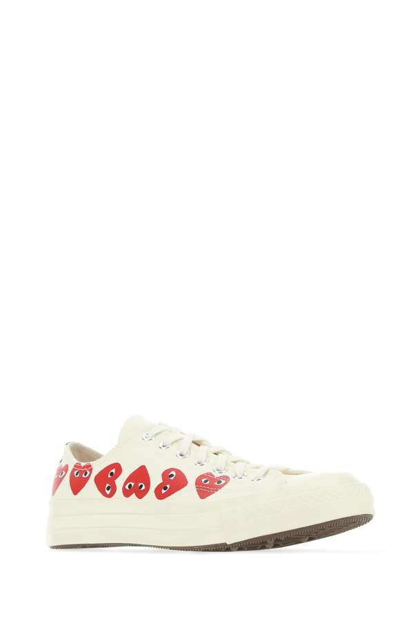 white high top converse with heart