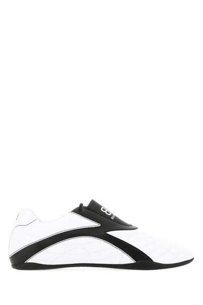 Shop Balenciaga Two-tone Synthetic Leather Zen Sneakers Nd  Uomo 45