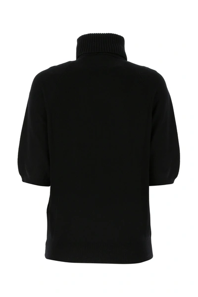 Shop Saint Laurent Black Cashmere Sweater Nd  Donna S