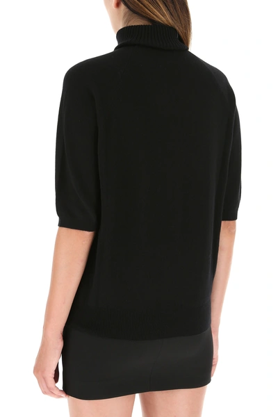Shop Saint Laurent Black Cashmere Sweater Nd  Donna S