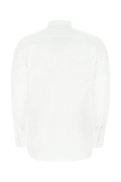 Shop Givenchy White Poplin Shirt Nd  Uomo 41