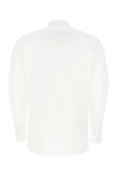 Shop Saint Laurent White Poplin Shirt Nd  Uomo 41