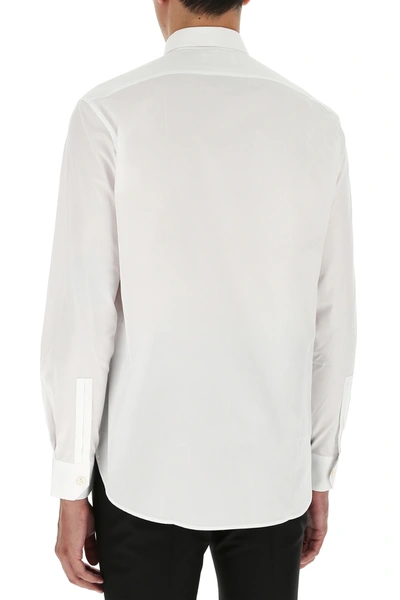 Shop Saint Laurent White Poplin Shirt Nd  Uomo 41