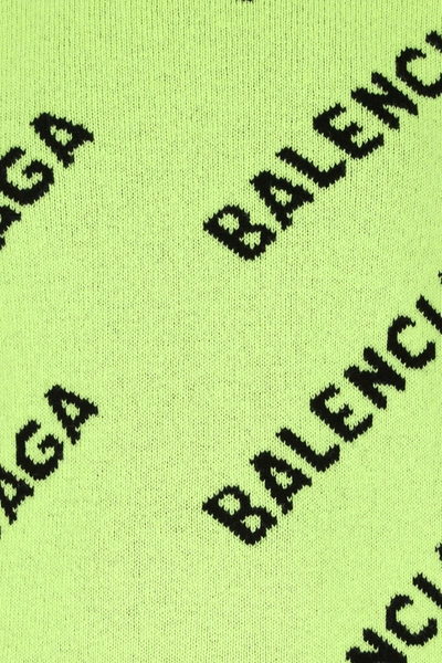 Shop Balenciaga Embroidered Wool Blend Sweater Nd  Uomo M