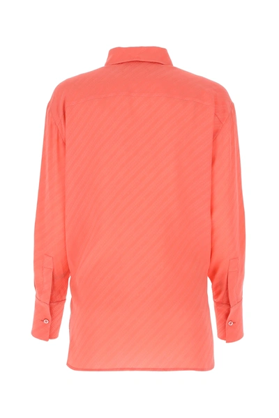 Shop Givenchy Salmon Crepe Shirt  Nd  Donna 38f