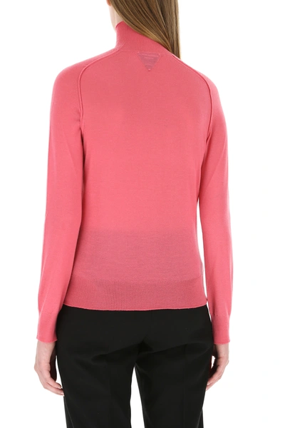 Shop Bottega Veneta Dark Pink Cashmere Sweater Nd  Donna M