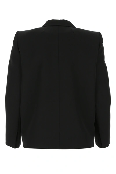 Shop Balenciaga Black Light Wool Blazer Nd  Donna 36f